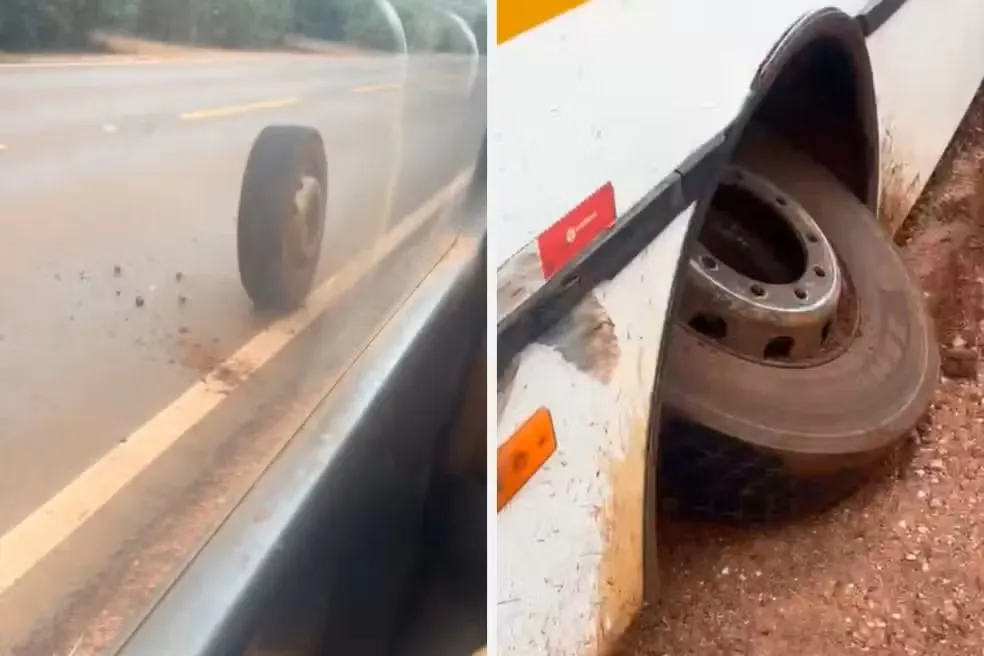 Ônibus escolar perde roda em Ponta Porã, assusta estudantes e gera cobrança de mães