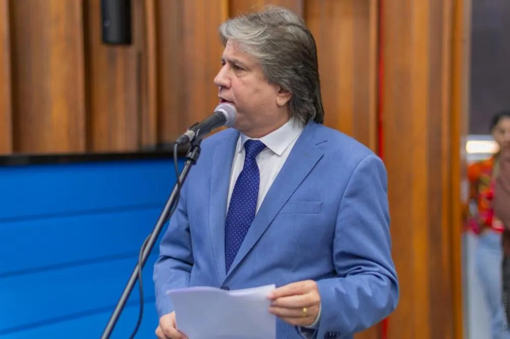 Deputado estadual Caravina solicita ao TJMS a designação de juiz substituto para reforçar a prestação jurisdicional na Comarca de Bataguassu. Foto: Carlos Ribeiro / Assessoria Parlamentar